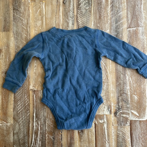 Carters 9 months blue button shirt - Picture 2 of 2